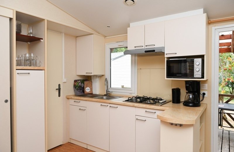 Camping val dor chalet arran 2022 keuken