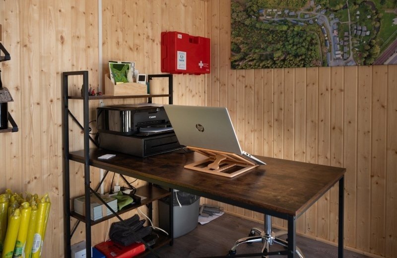 Camping val dor sfeerbeeld receptie