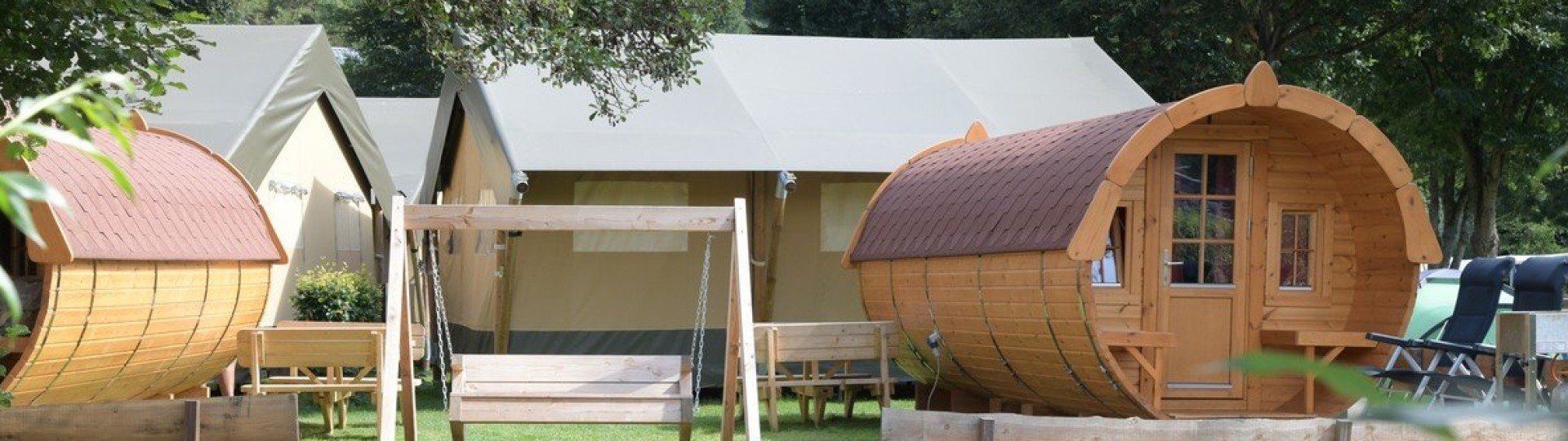 Charmecamping val dor met accommodaties luxemburg