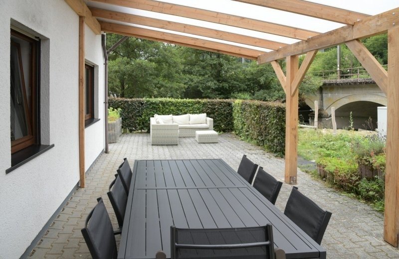 Val dor luxemburg appartement am clerve voor 6 personen overdekt terras