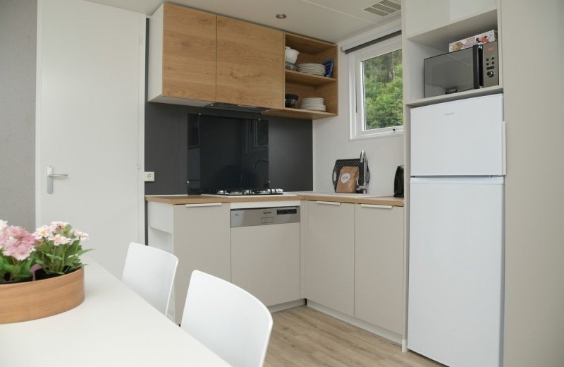 Val dor luxemburg eco lodge voor 6 personen keuken