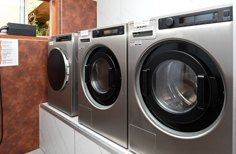 Wasserette op eco camping val dor in luxemburg